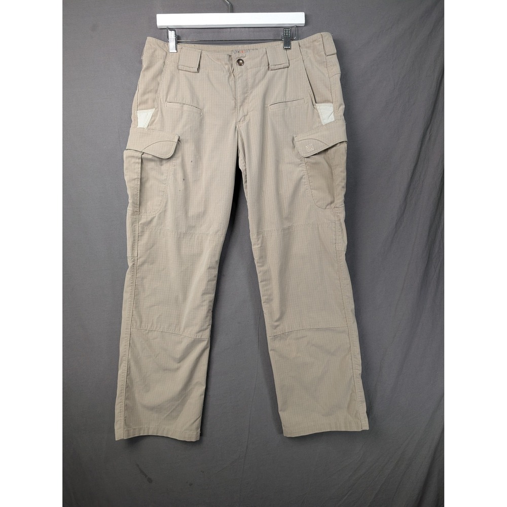 5.11 Tactical Womens Stryke Cargo Pants Khaki Tan Size 14 Regular